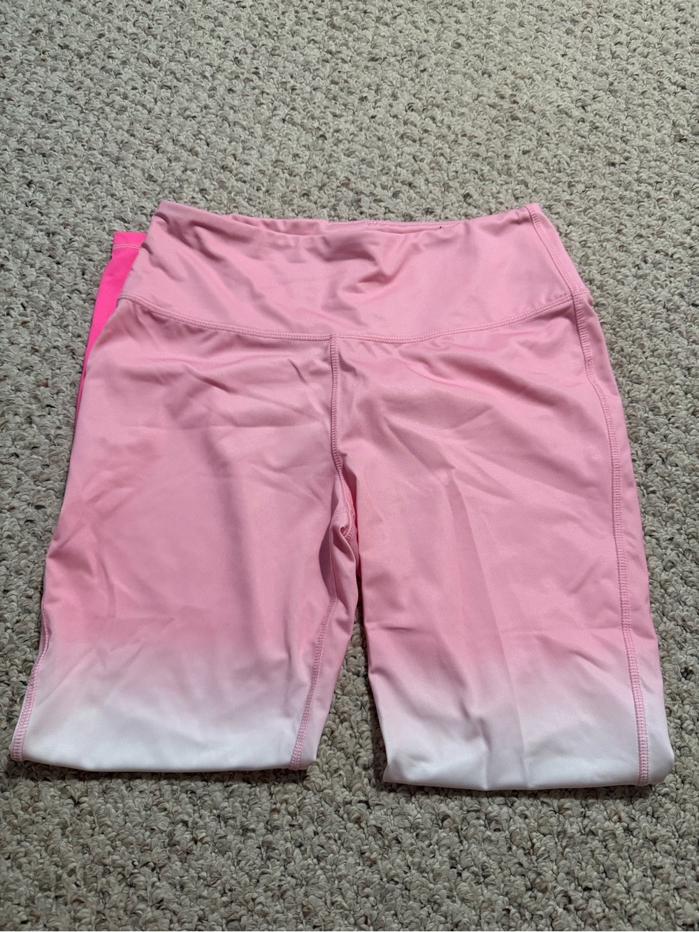 crown & ivy Pink Ombre High-Rise Leggings